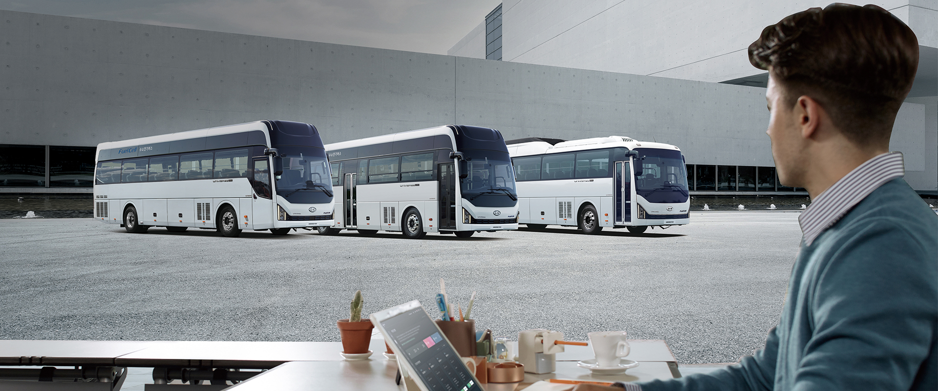 유니버스 FCEV bluelink fleet KV